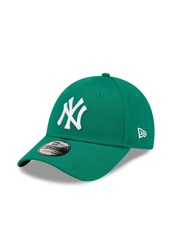 New Era - Czapka z daszkiem damska Wmns LE 9FORTY New York Yankees Cap. Kolor: zielony. Materiał: bawełna