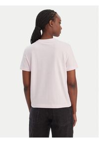 Calvin Klein Jeans T-Shirt Cktail Concept LV047E813G Różowy Regular Fit. Kolor: różowy. Materiał: bawełna #3