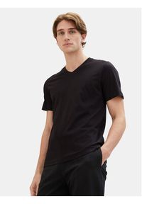 Tom Tailor Komplet 2 t-shirtów 1037738 Czarny Regular Fit. Kolor: czarny. Materiał: bawełna #3