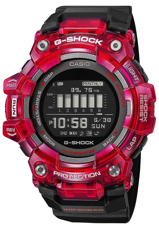 G-Shock - G-SHOCK RABAT ZEGAREK G-SQUAD GBD-100SM-4A1ER. Rodzaj zegarka: analogowe