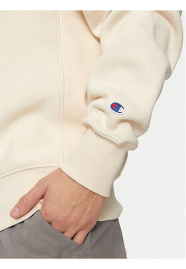 Champion Bluza 220707 Beżowy Relaxed Fit. Kolor: beżowy. Materiał: bawełna