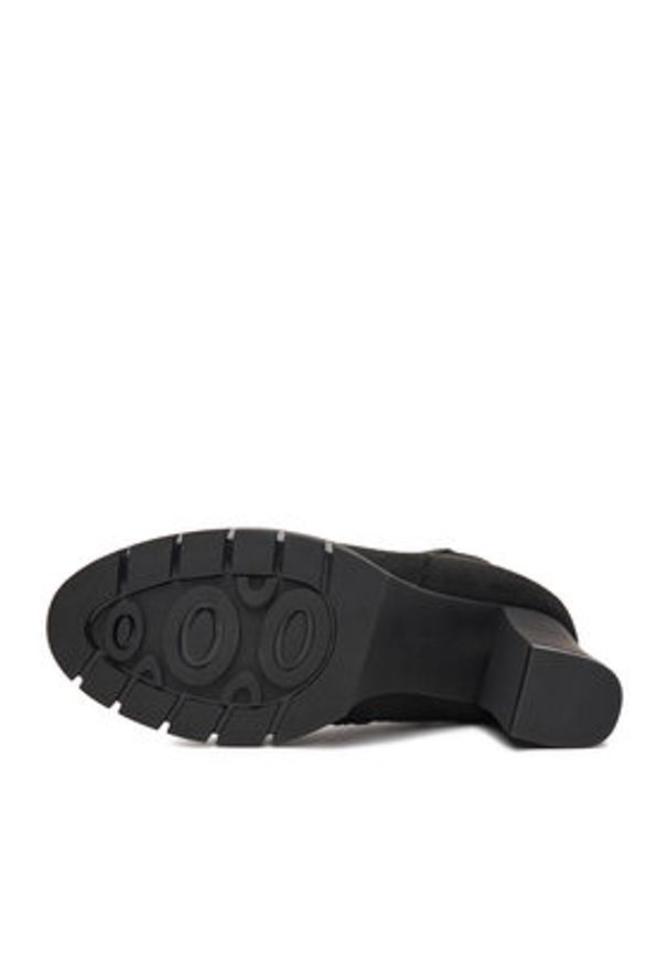 DeeZee Botki HX16041A-139 Czarny. Kolor: czarny. Materiał: materiał