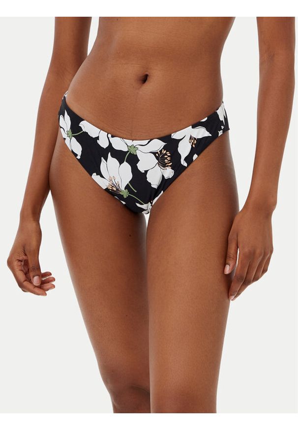 Volcom Dół od bikini Midnight Lily O2112500 Czarny. Kolor: czarny. Materiał: syntetyk