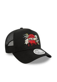 New Era Czapka z daszkiem Trucker New 60565267 Czarny. Kolor: czarny. Materiał: materiał #3