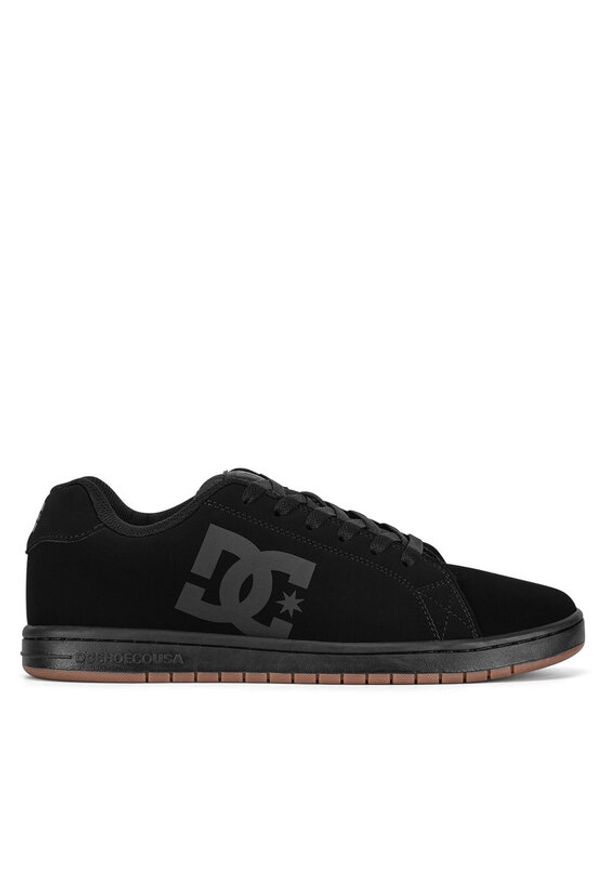 DC Shoes Sneakersy GAVELER ADYS100536-BGM Czarny. Kolor: czarny. Materiał: skóra