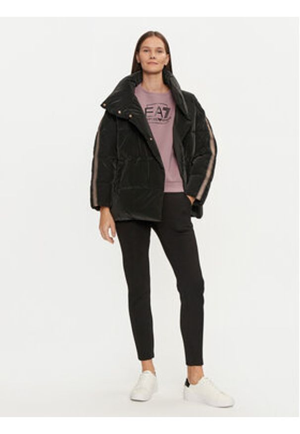 EA7 Emporio Armani Kurtka zimowa 6DTK02 TNDMZ 1200 Czarny Oversize. Kolor: czarny. Materiał: syntetyk. Sezon: zima