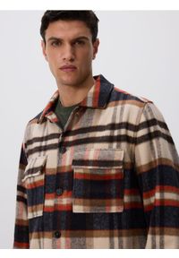 Reserved - Koszula comfort fit w kratę - wielobarwny. Materiał: tkanina #1
