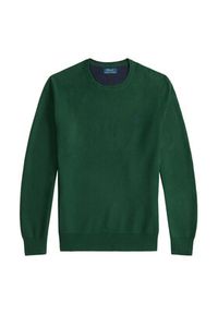 Polo Ralph Lauren Sweter 710918163521 Zielony Regular Fit. Typ kołnierza: polo. Kolor: zielony. Materiał: bawełna #5
