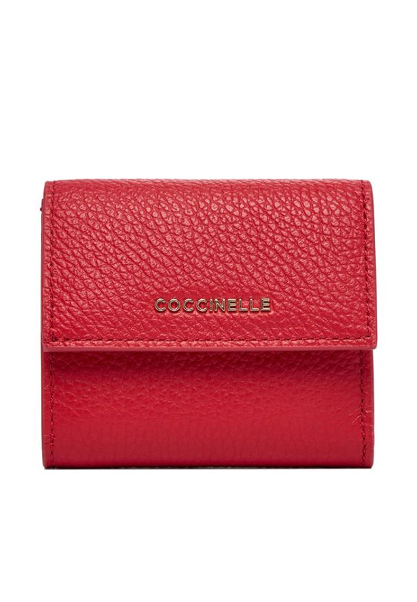 Coccinelle Portfel MW5 Metallic Soft E2 MW5 11 B8 01 Czerwony. Kolor: czerwony. Materiał: skóra