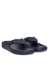 TOMMY HILFIGER - Tommy Hilfiger Japonki Th Comfort Beach Sandal FW0FW08522 Granatowy. Kolor: niebieski