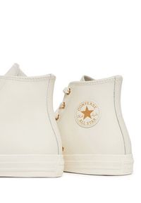 Converse Trampki Chuck Taylor All Star Gold Luxe A10709C Beżowy. Kolor: beżowy. Materiał: materiał #6