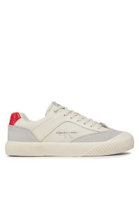 Sneakersy Calvin Klein Jeans. Kolor: beżowy