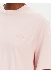 ROTATE T-Shirt 1124451011 Różowy Oversize. Kolor: różowy. Materiał: bawełna #5