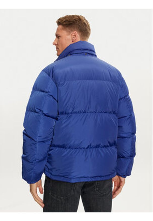 Tommy Jeans Kurtka puchowa Alaska DM0DM19537 Niebieski Loose Fit. Kolor: niebieski. Materiał: syntetyk