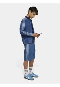 Adidas - adidas Kurtka jeansowa Firebird KE2849 Niebieski Loose Fit. Kolor: niebieski. Materiał: bawełna #2