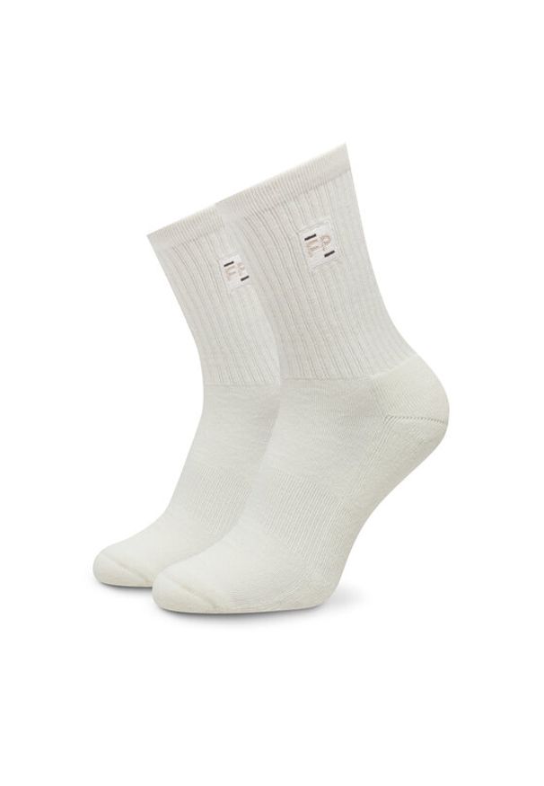 Filling Pieces Skarpety długie Patch 68513711901 Biały. Kolor: biały. Materiał: bawełna