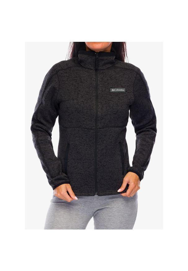 columbia - Bluza polarowa damska Columbia Sweater Weather Full Zip II. Kolor: czarny. Materiał: polar. Sport: turystyka piesza
