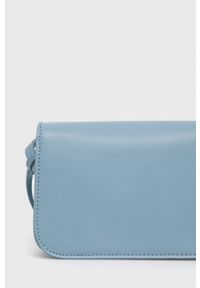 Trussardi Jeans - Trussardi Torebka. Kolor: niebieski. Rodzaj torebki: na ramię