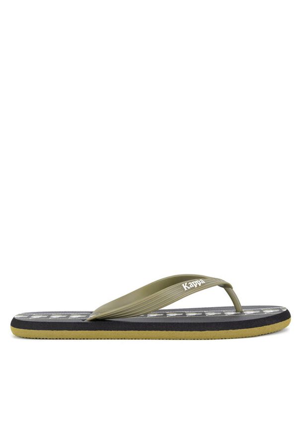 Kappa Japonki 371G1LW Green Military - Black - White Kolorowy. Materiał: syntetyk, materiał. Wzór: kolorowy