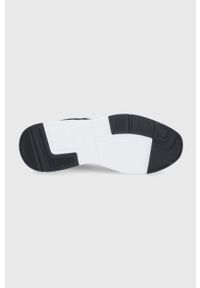 Calvin Klein Buty kolor czarny. Nosek buta: okrągły. Zapięcie: sznurówki. Kolor: czarny. Materiał: materiał, włókno, guma