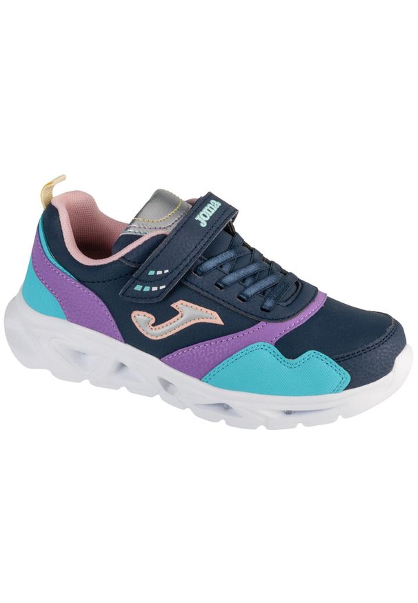 Joma - Buty sportowe Sneakersy dziewczęce, Star Jr 24 JSTARW. Kolor: niebieski. Materiał: guma, materiał, syntetyk. Sport: turystyka piesza