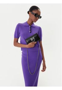 Pinko - PINKO Torebka Love One Wallet Light AI 25-26 PLTT 105344 A2JC Czarny. Kolor: czarny. Materiał: skórzane #5