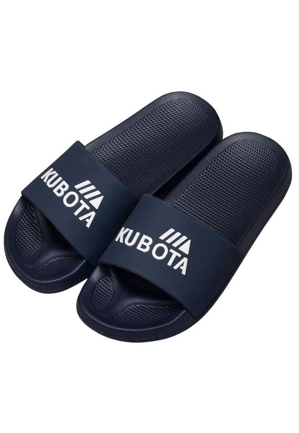 Klapki Męskie Basenowe Kubota Basic Granatowe. Kolor: niebieski. Styl: sportowy