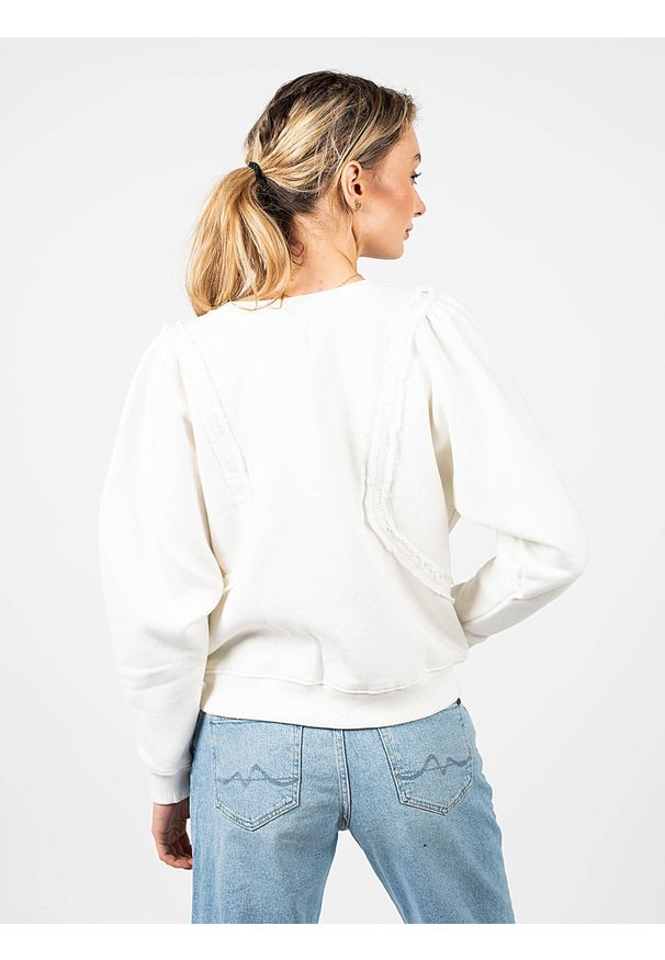 Pepe Jeans Bluza "Esther" | PL581254 | Esther | Kobieta | Kremowy. Kolor: kremowy. Materiał: bawełna, poliester. Wzór: aplikacja