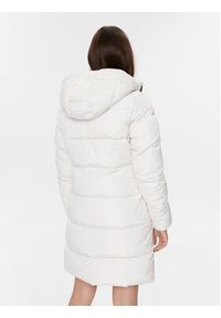 Calvin Klein Jeans Płaszcz zimowy J20J221890 Biały Slim Fit. Kolor: biały. Materiał: syntetyk. Sezon: zima #7