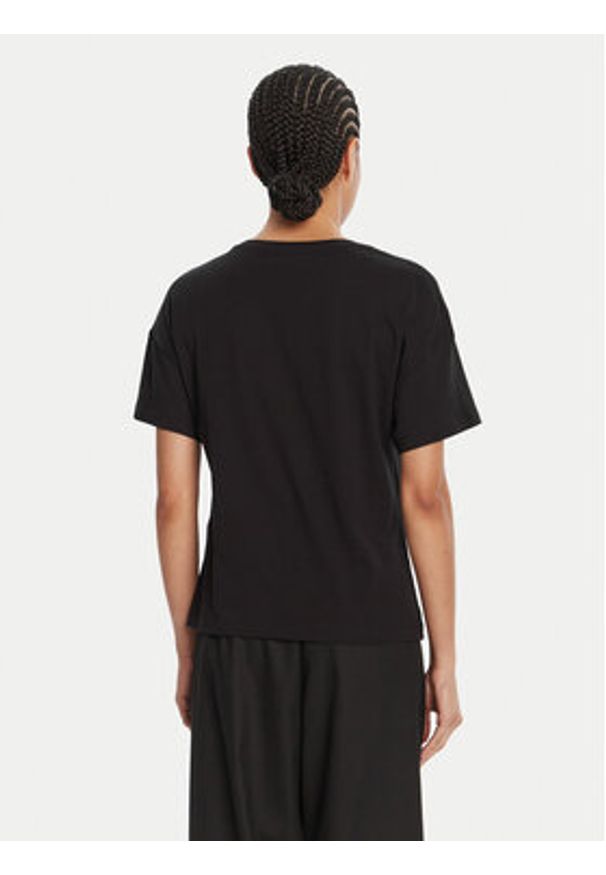 Liu Jo T-Shirt MF5416 JS923 Czarny Regular Fit. Kolor: czarny. Materiał: bawełna