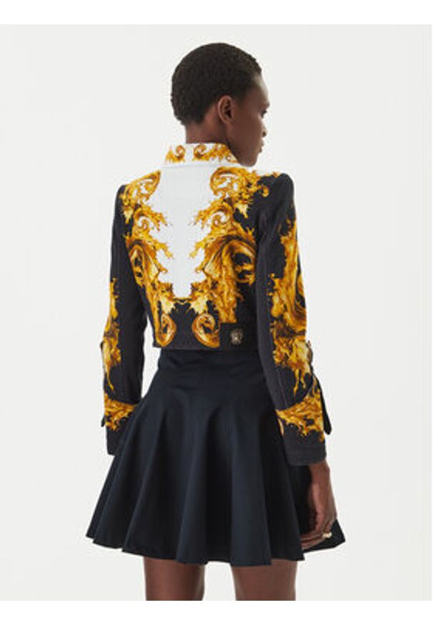 Versace Jeans Couture Marynarka 80HAS47P ES162 Kolorowy Slim Fit. Materiał: bawełna. Wzór: kolorowy