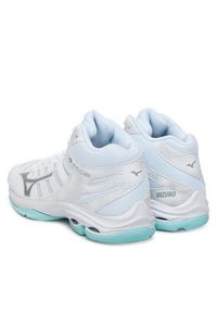 Mizuno Buty halowe Wave Voltage 2 Mid V1GC2465 Pomarańczowy. Kolor: pomarańczowy. Materiał: skóra. Model: Mizuno Wave #6