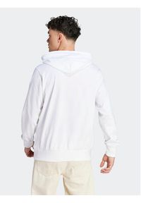 Adidas - adidas Bluza Essentials Logo IJ8573 Biały Regular Fit. Kolor: biały. Materiał: bawełna #3