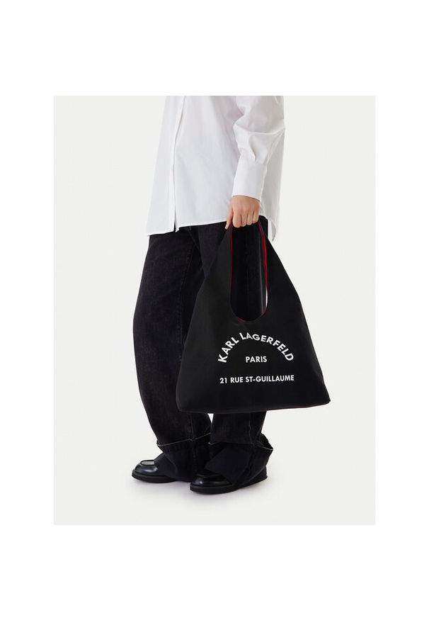 Karl Lagerfeld - Torebka KARL LAGERFELD. Kolor: czarny