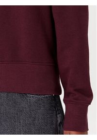 Guess Bluza W2YQ16 KBA11 Bordowy Regular Fit. Kolor: czerwony. Materiał: bawełna #3