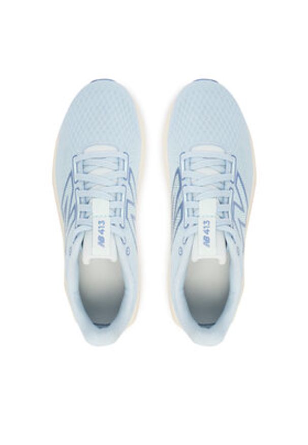 New Balance Buty do biegania 413 W4139I6 Niebieski jasny. Kolor: niebieski. Materiał: materiał