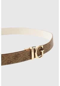 Guess - GUESS Beżowy pasek damski Calista H30, Rozmiar XS. Kolor: beżowy #4