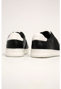 Calvin Klein - Buty skórzane. Nosek buta: okrągły. Zapięcie: sznurówki. Kolor: czarny. Materiał: skóra. Szerokość cholewki: normalna #3