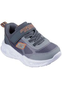 skechers - Adidasy Skechers Meteor-ligh, Dzieci. Kolor: szary. Materiał: materiał