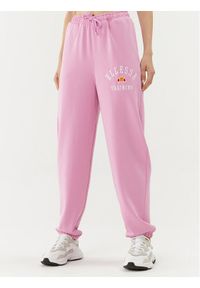 Ellesse Spodnie dresowe SGP15913 Różowy Regular Fit. Kolor: różowy. Materiał: dresówka, bawełna #1