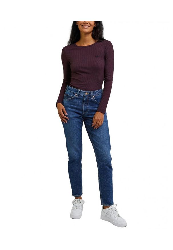 Lee - DAMSKIE SPODNIE LEE RIDER JEANS INDIGO REVIVAL 112346312