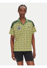 Adidas - adidas T-Shirt FARM Rio JD6302 Zielony Loose Fit. Kolor: zielony. Materiał: syntetyk