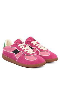 Nokwol Sneakersy August Różowy. Kolor: różowy. Materiał: skóra, zamsz #4