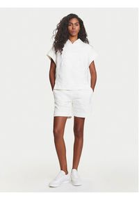 Emporio Armani Bluza EW000775 AF12186 U1131 Biały Loose Fit. Kolor: biały. Materiał: bawełna