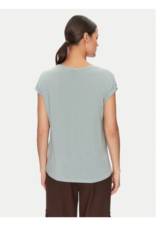 Vero Moda T-Shirt Ava 10284468 Zielony Regular Fit. Kolor: zielony. Materiał: lyocell