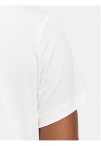 Karl Lagerfeld - KARL LAGERFELD T-Shirt B2W17094 Biały Regular Fit. Typ kołnierza: dekolt w karo. Kolor: biały. Materiał: bawełna #3