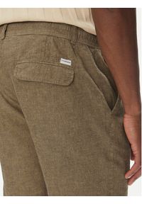 Lindbergh Szorty materiałowe 30-508003 Beżowy Relaxed Fit. Kolor: beżowy. Materiał: len, bawełna #3