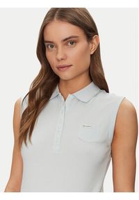 Guess Jeans Polo W5GP24 KCYR1 Niebieski Regular Fit. Typ kołnierza: polo. Kolor: niebieski. Materiał: bawełna #2