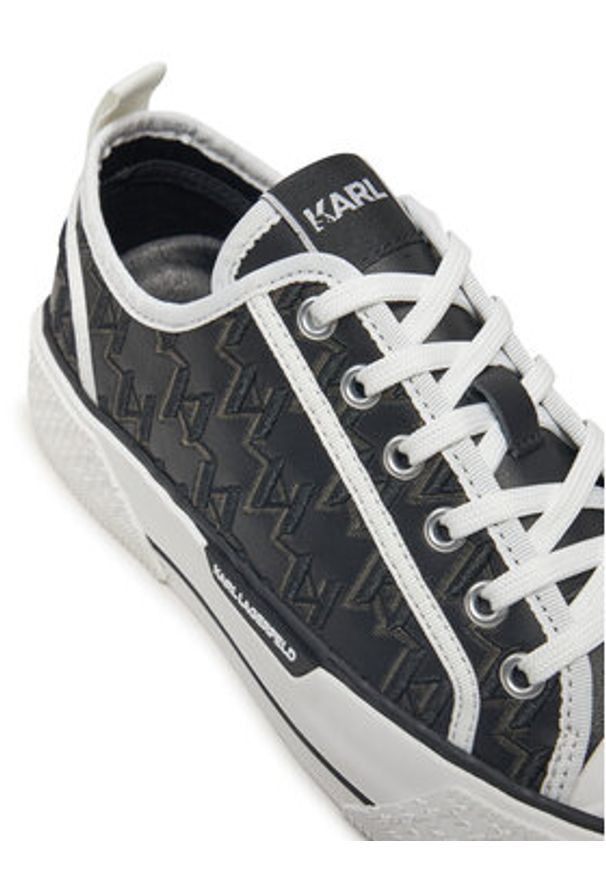 Karl Lagerfeld - KARL LAGERFELD Trampki Kampus Max III KL60615 Czarny. Kolor: czarny. Materiał: materiał