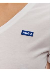Hugo T-Shirt Classic 50513667 Biały Regular Fit. Kolor: biały. Materiał: bawełna